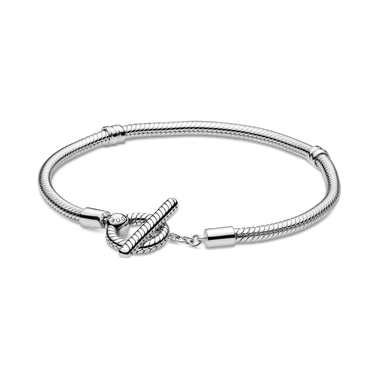 Pandora Moments T形扣蛇骨链手链