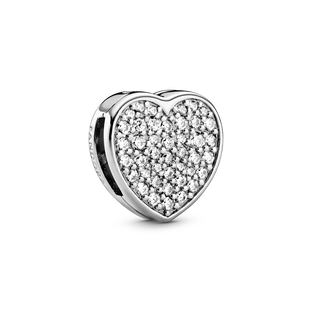Pavé密镶爱心固定夹